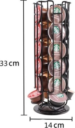 TDR-Draaibare Dolce Gusto Capsulehouder 24st Zwart -Merkloos Winkel 705x1200 7