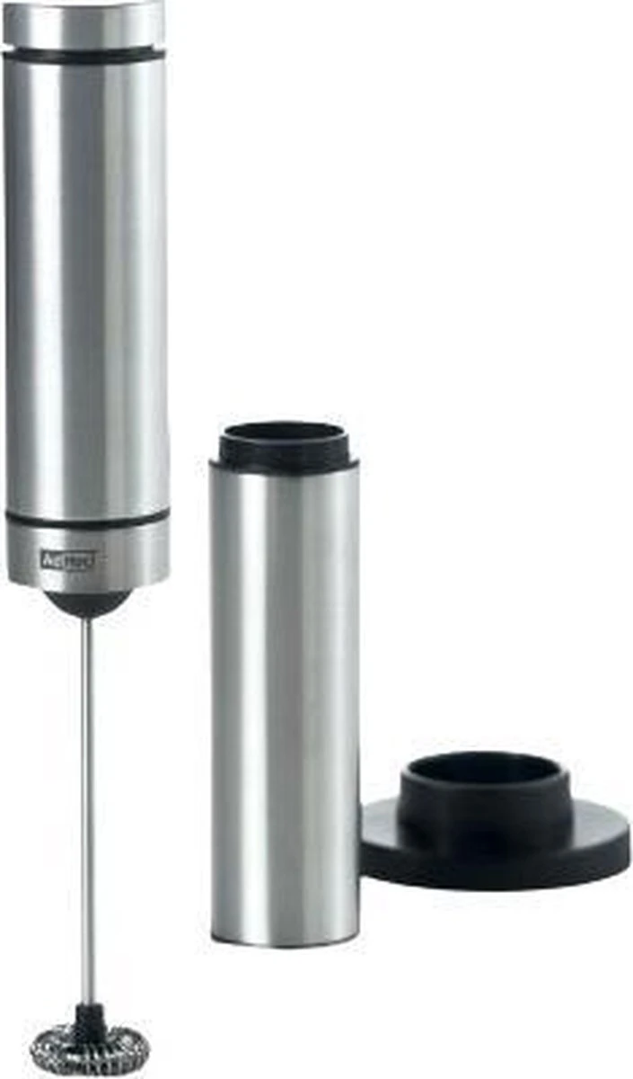 Ad Hoc Melk Opschuimer - Zwart - Met Houder 1 Ad Hoc Melk Opschuimer - Zwart - Met Houder