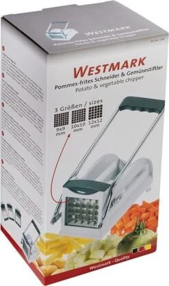 Westmark Sturdy Frietsnijder - Met Drie Messen - Wit -Merkloos Winkel 709x1200 1