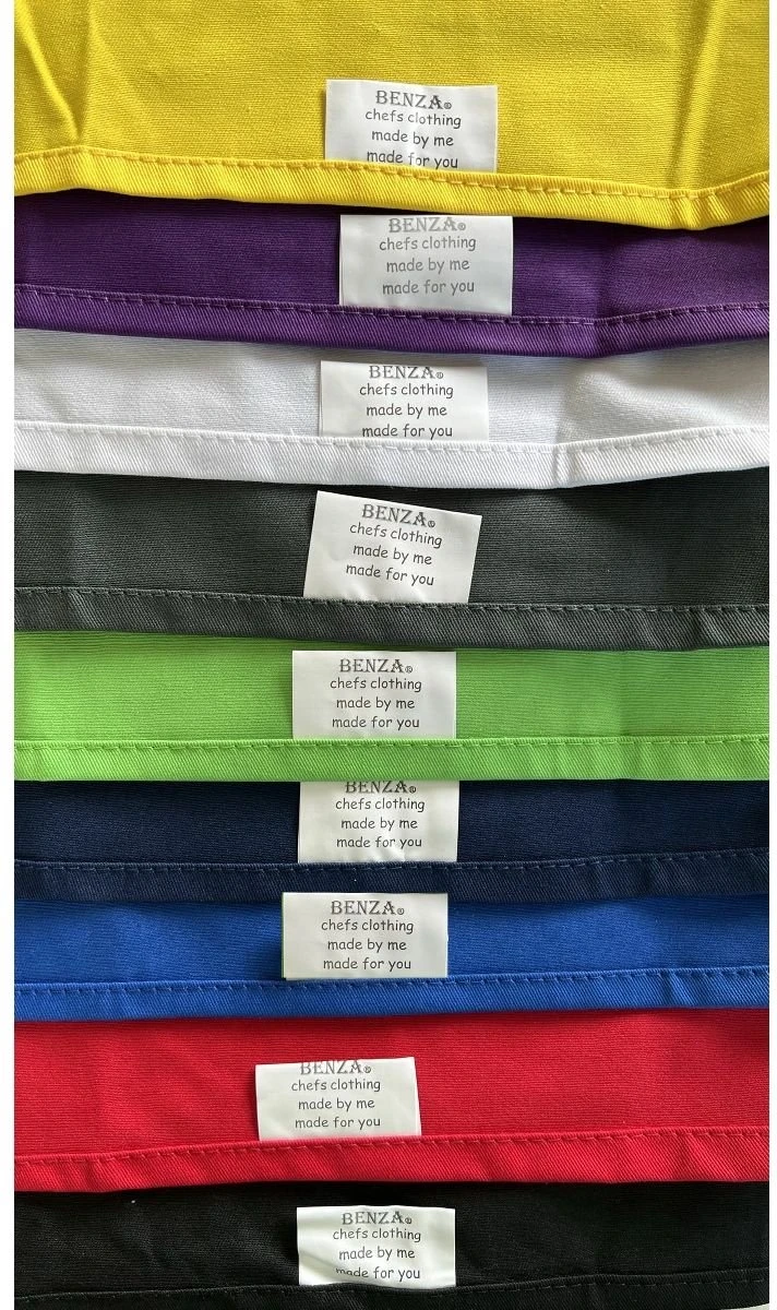 Merkloos Benza Keukenschort / Barbecueschort - 85 X 70 Cm - Wit 2 Merkloos Benza Keukenschort / Barbecueschort - 85 X 70 Cm - Wit - Afbeelding 2