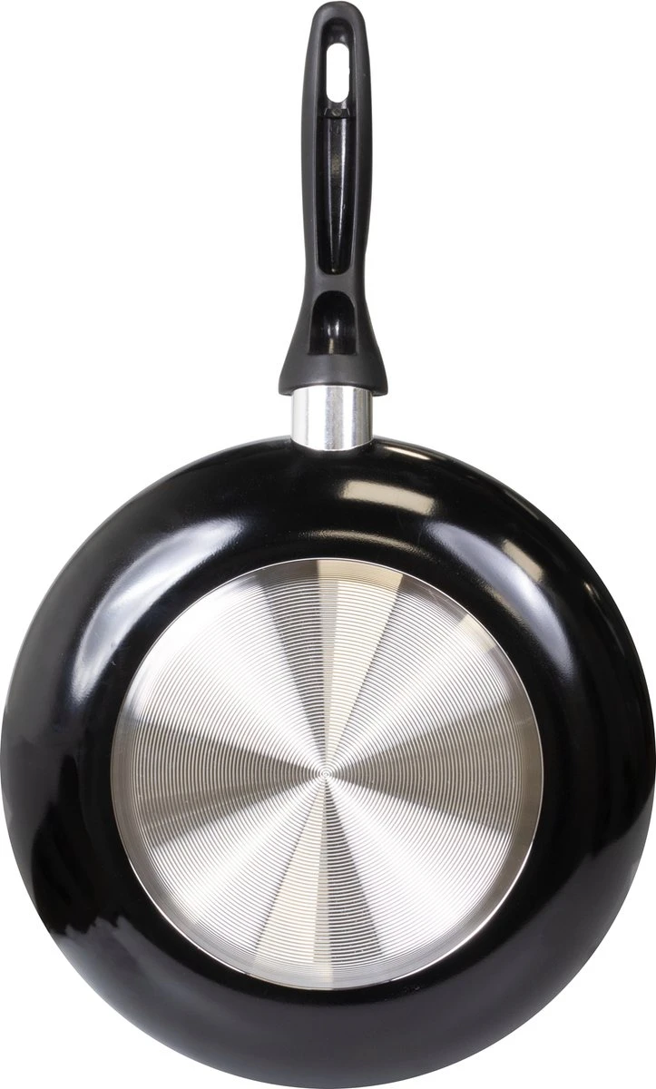 Löwenthal Hoogwaardige Koekenpan Set - 3 Stuks - PFOA Vrije Anti-aanbaklaag - Zwart 7 Löwenthal Hoogwaardige Koekenpan Set - 3 Stuks - PFOA Vrije Anti-aanbaklaag - Zwart - Afbeelding 7
