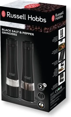 Russell Hobbs Peper- & Zoutmolen - Elektrisch - Zwart 28010-56 -Merkloos Winkel 731x1200 4