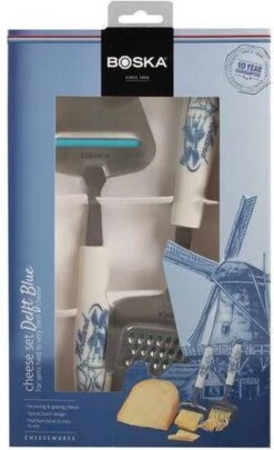 Boska Kaasset Delfts Blauw - Kaasschaaf - Kaasrasp - Kaasschaaf Voor Alle Soorten Kaas - Hollands Cadeau - Cadeauset - Giftset - Cadeautips - Keukengerei - Keuken Accessoires - 10 Jaar Garantie -Merkloos Winkel 731x1200 5