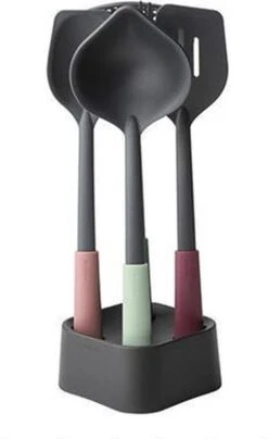 Brabantia Tasty+ Kookgerei Set - 4-delig Plus Houder - Mixed Colours -Merkloos Winkel 734x1200 6