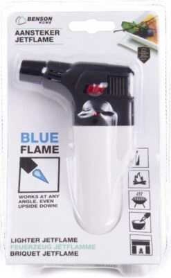 Benson Aansteker Zwart - Crème Brûlée Brander Inclusief 2 Navulflessen Butaangas -Merkloos Winkel 739x1200 5