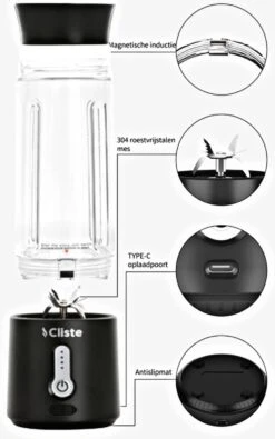 Draagbare Blender - Blender To Go - Portable Smoothie Blender - USB Oplaadbaar - 500 Ml - Roze - Mini Smoothie Maker - USB Oplaadbaar - Fresh Juice Maker - Portable Blender - Roze - Recepten Inbegrepen 13 Draagbare Blender - Blender To Go - Portable Smoothie Blender - USB Oplaadbaar - 500 Ml - Roze - Mini Smoothie Maker - USB Oplaadbaar - Fresh Juice Maker - Portable Blender - Roze - Recepten Inbegrepen -Merkloos Winkel 750x1200 6