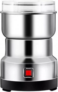 Merkloos Vitafa Kruidenmolen - Elektrisch - Koffiegrinder - Bonenmaler - Specerijenmolen - Kruidenmaler - RVS - Zilver