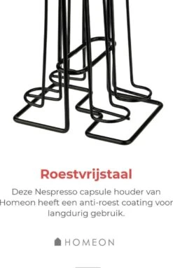 Capsulehouder Voor Nespresso - 32 Koffie Cups – Cup Dispenser – Koffiecups Houder - Metaal – Zwart -Merkloos Winkel 773x1200 4