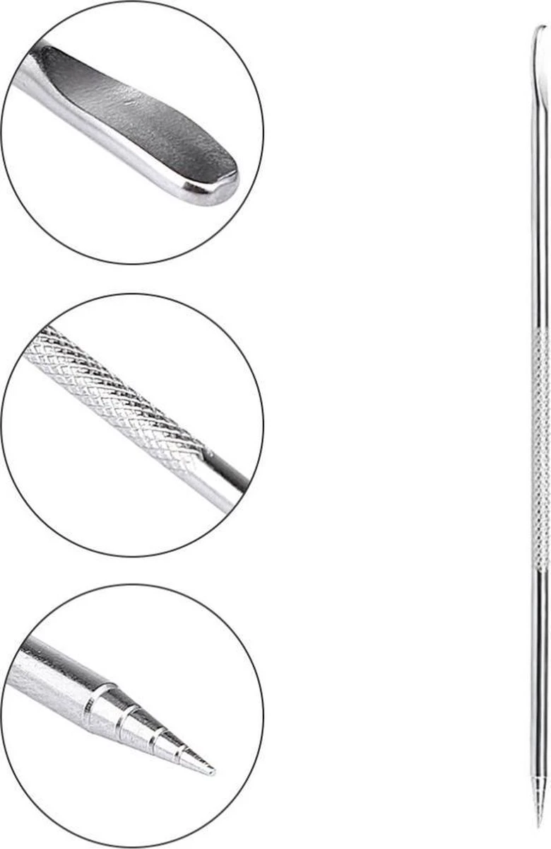 Merkloos Barista - Latte Art Pen - RVS - Cappuccino Decoratie Pencil - Koffie Sjablonen Maken - Koffie Art - Zilver 3 Merkloos Barista - Latte Art Pen - RVS - Cappuccino Decoratie Pencil - Koffie Sjablonen Maken - Koffie Art - Zilver - Afbeelding 3