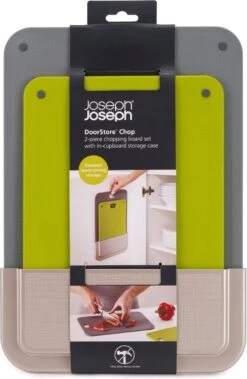 Joseph Joseph JosephJoseph - Doorstore - Snijplanken In Houder - Grijs - Ophangen Zonder Boren -Merkloos Winkel 782x1200 1