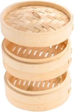 Merkloos Decopatent® 3 Delig Stoommandje Met Deksel - Ø18 Cm - Bamboe - Rijst Stoommanden - Stomer - Steamer Cooker - Dim Sum Stoomschaal 9 Merkloos Decopatent® 3 Delig Stoommandje Met Deksel - Ø18 Cm - Bamboe - Rijst Stoommanden - Stomer - Steamer Cooker - Dim Sum Stoomschaal -Merkloos Winkel 795x1200 3