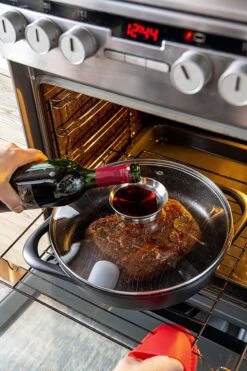 Smile 10-Delige Pannenset - Anti Aanbaklaag - Vaatwasser Bestendig - Zwart - MGK-17 -Merkloos Winkel 800x1200 32