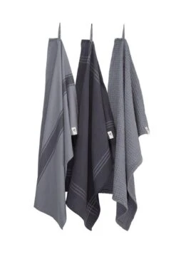 Walra Keuken- & Theedoekenset Blocks & Lines - 3x 50x70 - 100% Katoen - Groen -Merkloos Winkel 800x1200 4