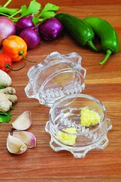 Knoflook Twister - Knoflookpers - Knoflookpers/gemberpers - Kruidenmolen - Wit - Transparant - Nieuw Model 2022! -Merkloos Winkel 800x1200 63