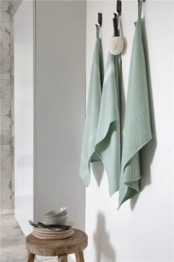 Walra Keuken- & Theedoekenset Blocks & Lines - 3x 50x70 - 100% Katoen - Groen -Merkloos Winkel 800x1200 7