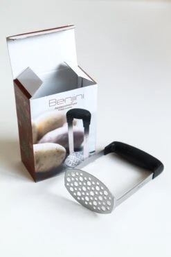 Aardappelstamper | Professioneel | Stamper | Pureestamper | Potato Masher | Pureerder | Stamppot Stamper | Matt Steel | Horizontale Handgreep | Professioneel | Ergonomische Handgreep | Handmatig | Vaatwasserbestendig -Merkloos Winkel 800x1200 88