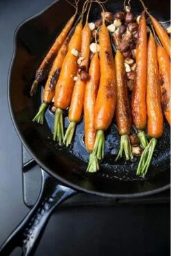 Le Creuset - Gietijzeren Ronde Skillet In Mat Zwart 23cm -Merkloos Winkel 801x1200 1