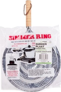 Merkloos Sudderplaat - RVS - Zilver - 21 Cm - Vlamverdeler -Merkloos Winkel 807x1200 7