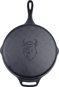 Valhal Outdoor Skillet / Koekenpan Met Steel - Gietijzer, Diameter 30cm - VH30 13 Valhal Outdoor Skillet / Koekenpan Met Steel - Gietijzer, Diameter 30cm - VH30 -Merkloos Winkel 814x1200