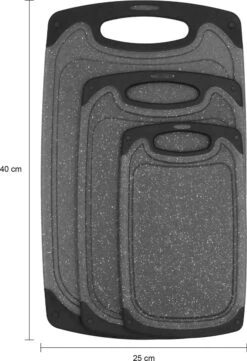 Krumble Snijplanken - Set Van 3 - Met Anti-slip Handvaten - 3-delig - Vaatwas Bestendig - Snijplankenset - 3 Formaten - Antraciet - Zwart - Kunststof 10 Krumble Snijplanken - Set Van 3 - Met Anti-slip Handvaten - 3-delig - Vaatwas Bestendig - Snijplankenset - 3 Formaten - Antraciet - Zwart - Kunststof -Merkloos Winkel 820x1200