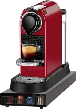 Nespresso Capsulehouder Met Lade - Koffiecups Houder - 40 Cups - RVS - Zwart