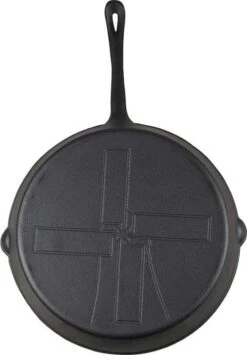 The Windmill Koekenpan Skillet Extra - 31,5 Cm - Gietijzer Zwart -Merkloos Winkel 834x1200 1