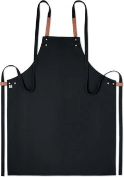 Premium Keukenschort - Dames En Heren - Duurzaam - Keukengerei - Zwart -Merkloos Winkel 841x1200