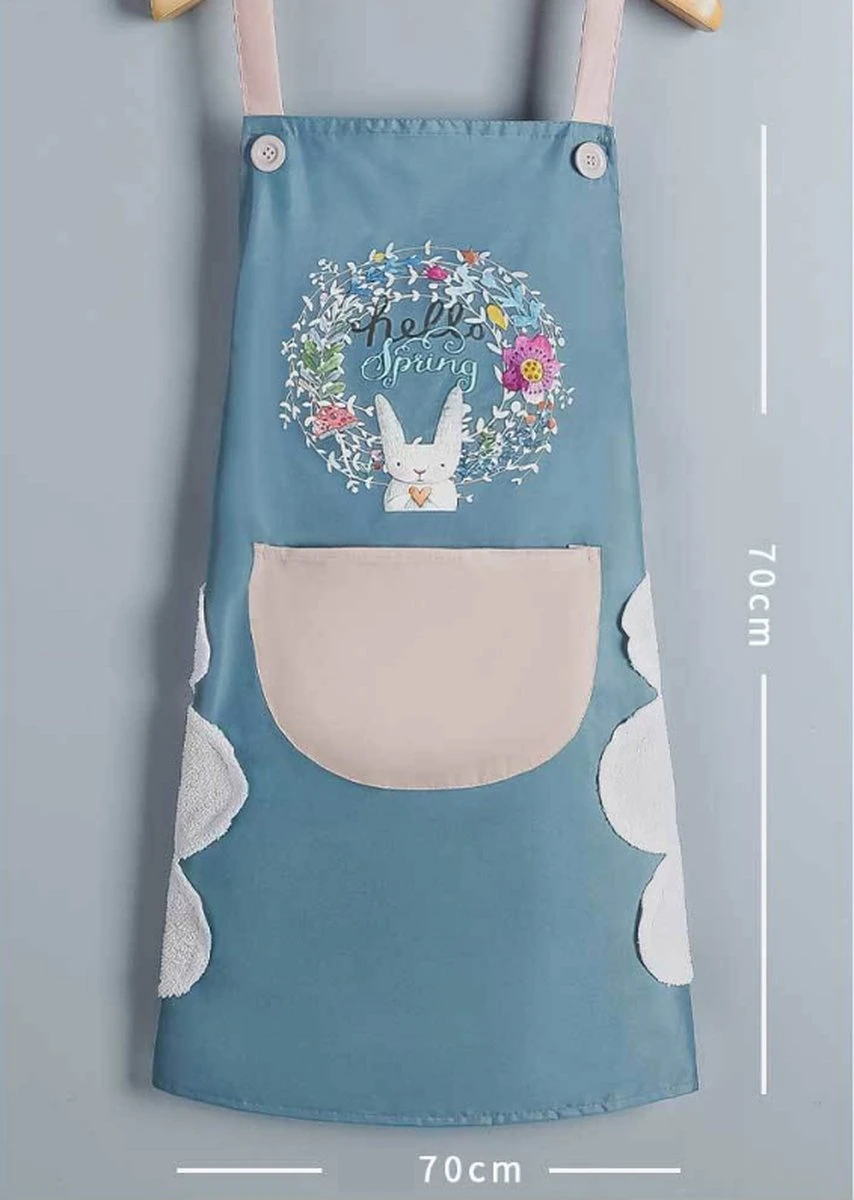 Merkloos 2 STUKS Kinderschorten Waterdicht En Oliebestendig Knutselschort Kookschort Keukenschort Voor Kinderen - Mix 1x Turquoise + 1x Rose - 70 X 70 Cm 4 Merkloos 2 STUKS Kinderschorten Waterdicht En Oliebestendig Knutselschort Kookschort Keukenschort Voor Kinderen - Mix 1x Turquoise + 1x Rose - 70 X 70 Cm - Afbeelding 4