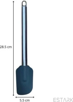 ESTARK® - Pannenlikker - Spatel - Anti Aanbak - Vaatwasbestendig - Hitte Bestendig - Siliconen - Duurzaam - RVS 12 ESTARK® - Pannenlikker - Spatel - Anti Aanbak - Vaatwasbestendig - Hitte Bestendig - Siliconen - Duurzaam - RVS -Merkloos Winkel 859x1200