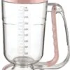 Timex Beslag Dispenser - Deeg Dispenser - 900ml-1000ml - BPA Vrij - Anti Druppel - Roze Kleur