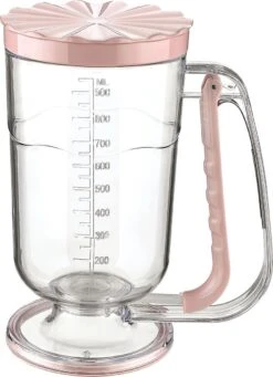 Timex Beslag Dispenser - Deeg Dispenser - 900ml-1000ml - BPA Vrij - Anti Druppel - Roze Kleur