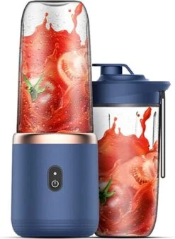 Shop At Home Blender - Blender To Go - 6 Blades Draagbare Blender +Cup Juicer Vruchtensap Cup Automatische Kleine Elektrische Juicer Smoothie Blender- Portable Juicer-
