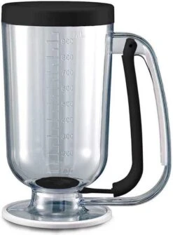 Timex Beslag Dispenser - Deeg Dispenser - 900ml-1000ml - BPA Vrij - Anti Druppel - Zwart Kleur