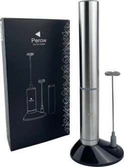 Perow Elektrische Melkopschuimer - Handmatige Melkschuimer - Melkopklopper - Zilver - RVS - Inclusief Batterijen 17 Perow Elektrische Melkopschuimer - Handmatige Melkschuimer - Melkopklopper - Zilver - RVS - Inclusief Batterijen -Merkloos Winkel 892x1200 8