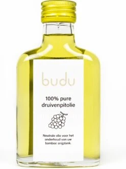 Budu Onderhoudsolie Bamboe Of Houten Snijplanken - Druivenpitolie - 100 Ml - Olie