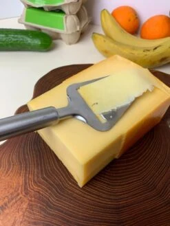 Kaasschaaf - Roestvrij Staal - Glanzend Zilver - Multifunctioneel - Duurzaam En Vaatwasserbestendig - Voor Jonge En Oude Kaas - Keukengerei - 21.5 X 7.3 X 1.9 Cm. -Merkloos Winkel 900x1200 42