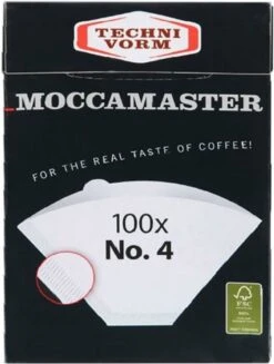 Moccamaster Filters - Koffiefilters - Wit - Nr. 4 - 100 Stuks -Merkloos Winkel 907x1200 6