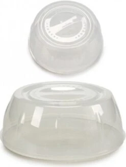 Merkloos Multifunctionele Transparante Magnetrondeksel - Afdekschaal - Magnetron Deksel - Magnetronstolp - Microgolf - Ø 27cm -Merkloos Winkel 908x1200 5