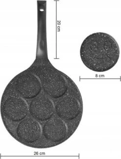 Emoji Pannenkoekenpan Pancake | 26cm | 7 Kop - Marmeren Anti Aanbaklaag Met Smiley 10 Emoji Pannenkoekenpan Pancake | 26cm | 7 Kop - Marmeren Anti Aanbaklaag Met Smiley -Merkloos Winkel 911x1200