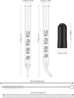 20 Delig - Glazen Pipet Set - 1ml - Druppelaar - Inclusief RVS Schoonmaak Borstels En Glazen Roerstaaf - Met Rubberen Dop - Voor Het Overbrengen Van Vloeistoffen - Demontabel - Wasbaar - Herbruikbaar 13 20 Delig - Glazen Pipet Set - 1ml - Druppelaar - Inclusief RVS Schoonmaak Borstels En Glazen Roerstaaf - Met Rubberen Dop - Voor Het Overbrengen Van Vloeistoffen - Demontabel - Wasbaar - Herbruikbaar -Merkloos Winkel 913x1200 4
