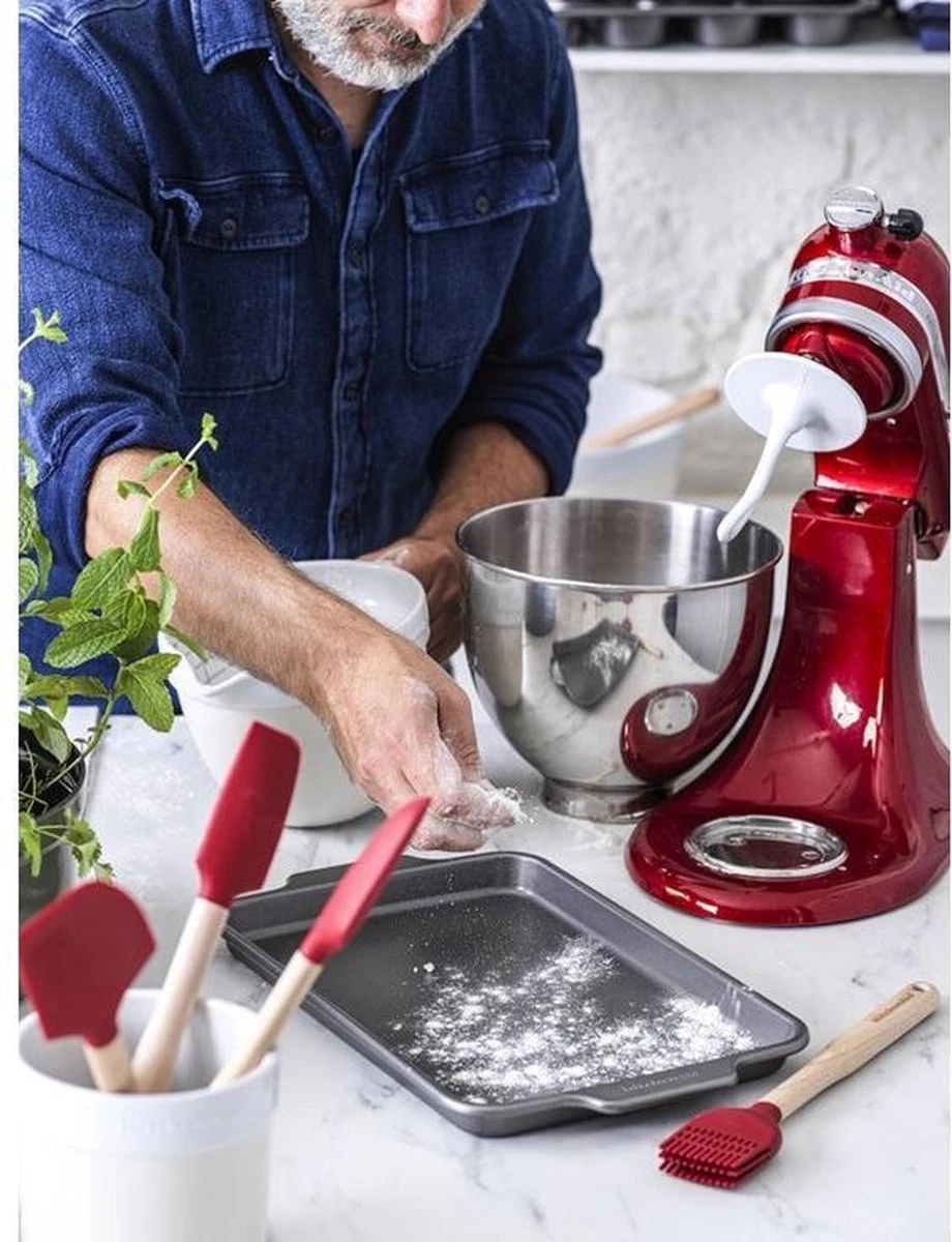 KitchenAid Bakplaat 33x22,5cm - Gealuminiseerd Staal - Anti-aanbak - PFAS-vrij 4 KitchenAid Bakplaat 33x22,5cm - Gealuminiseerd Staal - Anti-aanbak - PFAS-vrij - Afbeelding 4