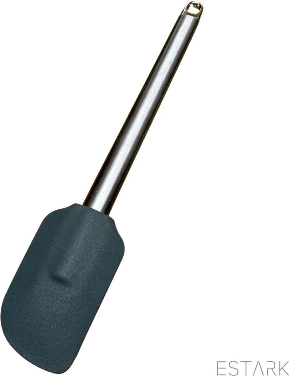 ESTARK® - Pannenlikker - Spatel - Anti Aanbak - Vaatwasbestendig - Hitte Bestendig - Siliconen - Duurzaam - RVS 4 ESTARK® - Pannenlikker - Spatel - Anti Aanbak - Vaatwasbestendig - Hitte Bestendig - Siliconen - Duurzaam - RVS - Afbeelding 4