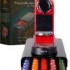 Capsulehouder Met Lade Nespresso - Cups Houder Voor 50 Koffie Capsules - Capsulehouders - RVS - Zwart