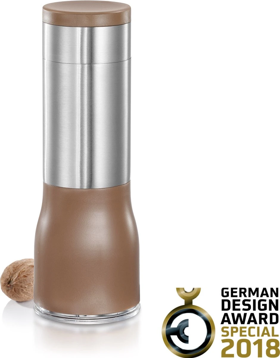 Tescoma - Nootmuskaatmolen GrandChef – Nootmuskaatrasp - RVS – Verse Nootmuskaat Bereiden – Kruiden Molen 1 Tescoma - Nootmuskaatmolen GrandChef – Nootmuskaatrasp - RVS – Verse Nootmuskaat Bereiden – Kruiden Molen