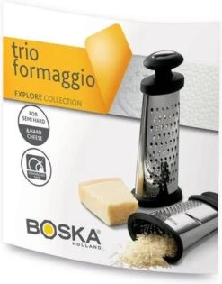 Boska Trio Formaggio - Tafelrasp Met 3 Raspmethodes - Multifunctioneel - Zilver/Zwart -Merkloos Winkel 942x1200 1