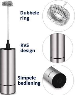 Perow Elektrische Melkopschuimer - Handmatige Melkschuimer - Melkopklopper - Zilver - RVS - Inclusief Batterijen 12 Perow Elektrische Melkopschuimer - Handmatige Melkschuimer - Melkopklopper - Zilver - RVS - Inclusief Batterijen -Merkloos Winkel 945x1200 2