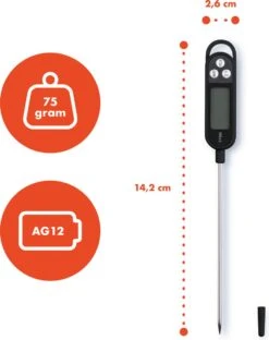 Captain Cook Keukenthermometer - Inclusief E-Kookboek - Vleesthermometer - BBQ Thermometer- Suikerthermometer - Kernthermometer 17 Captain Cook Keukenthermometer - Inclusief E-Kookboek - Vleesthermometer - BBQ Thermometer- Suikerthermometer - Kernthermometer -Merkloos Winkel 949x1200 4