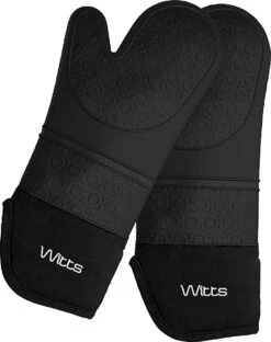 WITTS Ovenwanten - Bescherming Tot 230 °C - Siliconen Ovenhandschoenen - 2 Stuks
