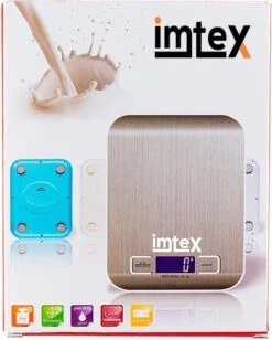 Imtex Digitale Precisie Keukenweegschaal - Tot 5000 Gram (5kg) - RVS Rosé -Merkloos Winkel 963x1200 3