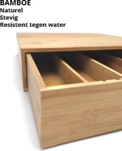 Capsulehouder Met Lade - Koffiecups Geschikt Voor Nespresso - Bamboe -Merkloos Winkel 974x1200 8